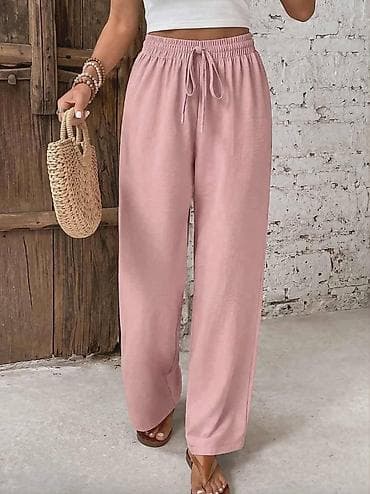 Ženske letnje široke pantalone sa visokim strukom Cena za 3kom 2500din na lalafo.rs Ženske letnje široke pantalone sa visokim strukom Cena za 3kom 2500din