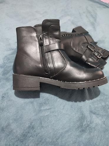 Ženske kožne gležnjače Milada E005, broj 39. - Boja: crna - na lalafo.rs — 2 Ženske kožne gležnjače Milada E005, broj 39. - Boja: crna - — 2