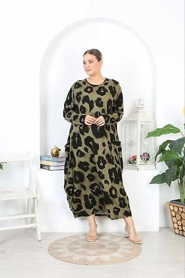 Duga ženska haljina sa printom (plus size) Od XLDO 5XL elaatičnr - na lalafo.rs — 2 Duga ženska haljina sa printom (plus size) Od XLDO 5XL elaatičnr - — 2