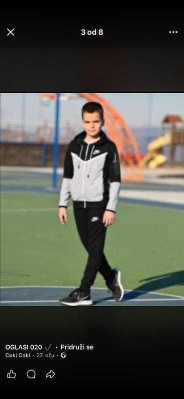 Dečiji sportski komplet – gornji deo sa kapuljačom i donji deo na lalafo.rs — 3 Dečiji sportski komplet – gornji deo sa kapuljačom i donji deo — 3