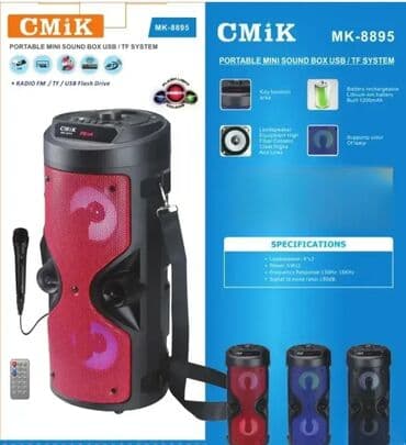 Zvučnici i stereo sistemi: Mini zvučna kutija - Karaoke zvučnik MK8895 🎤🎶 Ovaj mini zvučnik je na lalafo.rs Zvučnici i stereo sistemi: Mini zvučna kutija - Karaoke zvučnik MK8895 🎤🎶 Ovaj mini zvučnik je