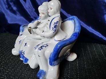 Praznična dekoracija: Porcelanska barokna figura para iz 70ih.god. Porcelanska figura na lalafo.rs — 2 Praznična dekoracija: Porcelanska barokna figura para iz 70ih.god. Porcelanska figura — 2