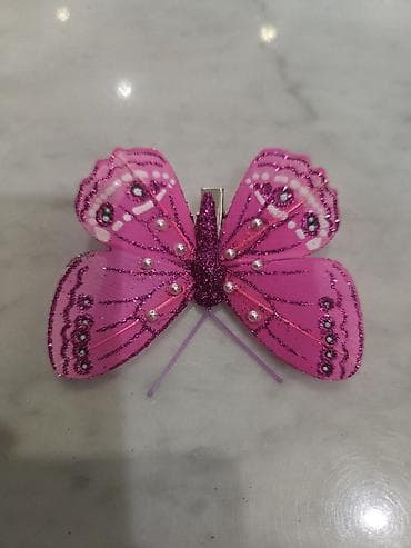 Ukrasni leptir šnala – roze - Dekorativni leptir u intenzivnoj roze na lalafo.rs — 2 Ukrasni leptir šnala – roze - Dekorativni leptir u intenzivnoj roze — 2