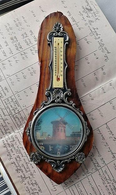 Vintage Moulin Rouge Mulen Ruž termometar 36 cm ✨ Stari Moulin na lalafo.rs Vintage Moulin Rouge Mulen Ruž termometar 36 cm ✨ Stari Moulin