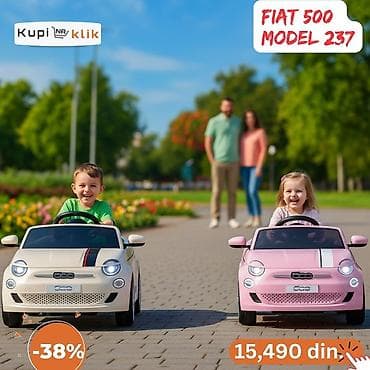 Dečiji električni automobil – FIAT 500, Model 237 - Tip na lalafo.rs — 5 Dečiji električni automobil – FIAT 500, Model 237 - Tip — 5