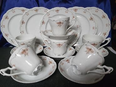 Servis za 6 osoba 1968g.Bavaria Koniglich Tettau. Servis za na lalafo.rs Servis za 6 osoba 1968g.Bavaria Koniglich Tettau. Servis za