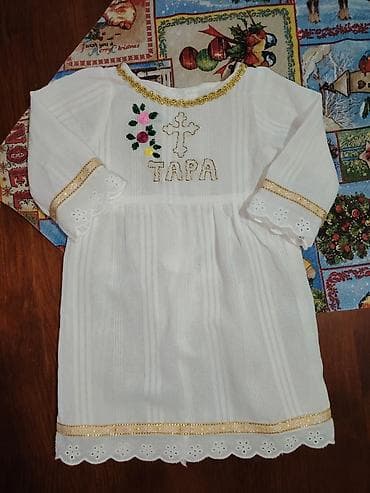 Ručno izrađeni kompleti za krštenje od bele pamučne tkanine (tanak na lalafo.rs — 2 Ručno izrađeni kompleti za krštenje od bele pamučne tkanine (tanak — 2