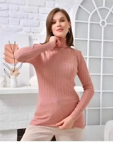 za svaki dan: Ženski rebrasti džemper sa rolkom Trikotaža - Klasican, uski kroj koji at lalafo.rs — 3 za svaki dan: Ženski rebrasti džemper sa rolkom Trikotaža - Klasican, uski kroj koji — 3