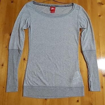 zenske broj: Nike ženska majica dugih rukava - Boja: svetlosiva sa diskretnim at lalafo.rs — 1 zenske broj: Nike ženska majica dugih rukava - Boja: svetlosiva sa diskretnim — 1