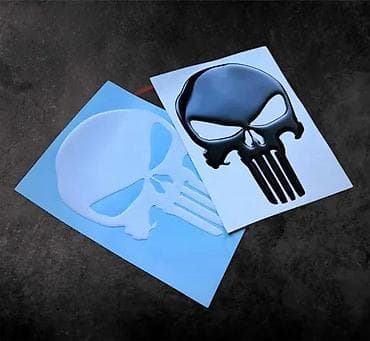 Transport: 3d Stiker PUNISHER - Stikeri za automobile - 1991 📌 Opis: 3D stikeri at lalafo.rs — 7 Transport: 3d Stiker PUNISHER - Stikeri za automobile - 1991 📌 Opis: 3D stikeri — 7