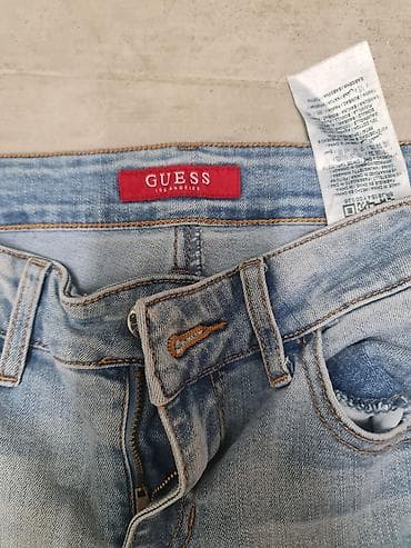 Farmerice Guess original nove sa etiketom. vel. s.m. dole biseri na lalafo.rs — 3 Farmerice Guess original nove sa etiketom. vel. s.m. dole biseri — 3