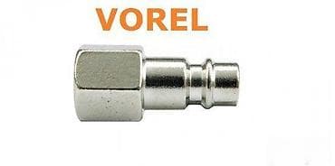 Brza spojka muški unutrašnji navoj 1/4" VOREL (Poljska) Cena: 200 na lalafo.rs — 1 Brza spojka muški unutrašnji navoj 1/4" VOREL (Poljska) Cena: 200 — 1
