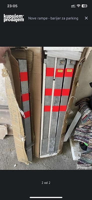 Parkirne rampe/barijere – pocinkovane, sklopive Opis: - Mehanička na lalafo.rs Parkirne rampe/barijere – pocinkovane, sklopive Opis: - Mehanička
