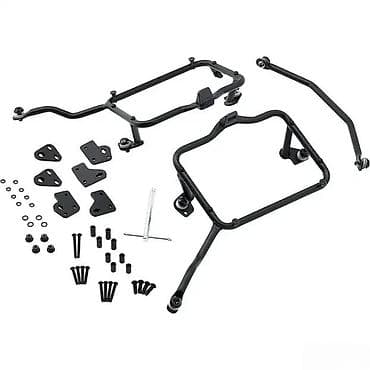 Sistem nosača za bočne kofere motocikla, dizajniran za sigurnu montažu na lalafo.rs Sistem nosača za bočne kofere motocikla, dizajniran za sigurnu montažu