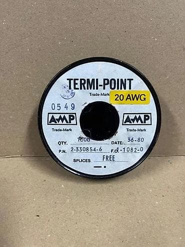 AMP / TE Connectivity TERMI-POINT kontakt traka – 20 AWG - Tip na lalafo.rs AMP / TE Connectivity TERMI-POINT kontakt traka – 20 AWG - Tip