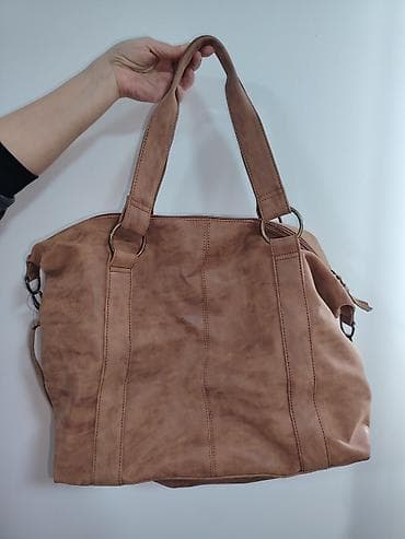 Ženska torba u svetloj braon boji sa izgledom kože, dizajnirana za na lalafo.rs — 2 Ženska torba u svetloj braon boji sa izgledom kože, dizajnirana za — 2