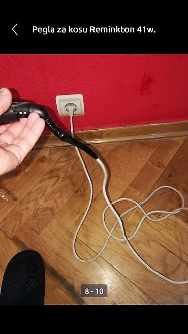 Pegla za kosu 41 w Remington dobra ispravna. Kabal uredu. Zbog na lalafo.rs — 4 Pegla za kosu 41 w Remington dobra ispravna. Kabal uredu. Zbog — 4