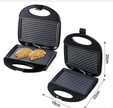 Kontakt gril/toster za sendviče – kompaktan i praktičan - Dimenzije na lalafo.rs Kontakt gril/toster za sendviče – kompaktan i praktičan - Dimenzije