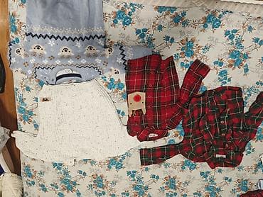 Dva džempera i dve košuljice za dečake, u veličini 74. nikad nošene na lalafo.rs — 2 Dva džempera i dve košuljice za dečake, u veličini 74. nikad nošene — 2