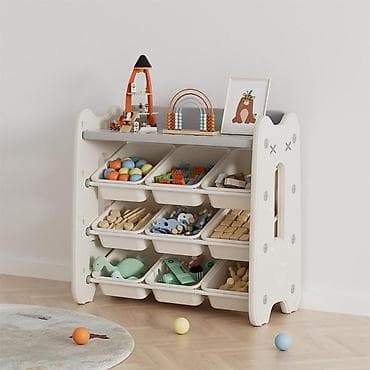 Dečija polica/organizer za igračke sa kadicama - Funkcionalan sistem na lalafo.rs Dečija polica/organizer za igračke sa kadicama - Funkcionalan sistem