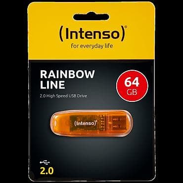 USB Flash drive 64GB Rainbow Line, narandžasta boja, materijal na lalafo.rs — 1 USB Flash drive 64GB Rainbow Line, narandžasta boja, materijal — 1