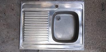 Sudopera sa ocedjivačem nasadna Dimenzija:800x600mm.Ostecena na mestu na lalafo.rs — 1 Sudopera sa ocedjivačem nasadna Dimenzija:800x600mm.Ostecena na mestu — 1