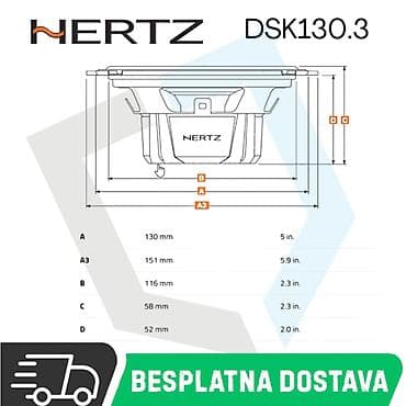 Transport: Dvosistemski Audio Sistem | 120W | 130 mm | 4 Ohm Visok kvalitet zvuka at lalafo.rs — 6 Transport: Dvosistemski Audio Sistem | 120W | 130 mm | 4 Ohm Visok kvalitet zvuka — 6