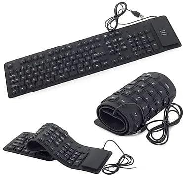Fleksibilna Tastatura za računar TECLINE; Kompaktan fleksibilan na lalafo.rs — 3 Fleksibilna Tastatura za računar TECLINE; Kompaktan fleksibilan — 3