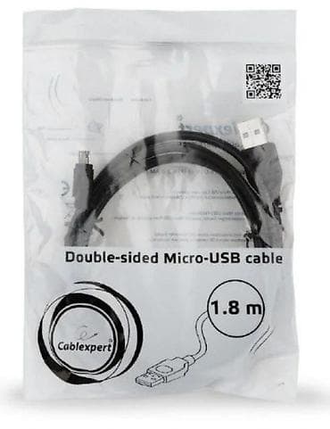 Mobile Phones & Accessories: Dvosmerni Micro-USB kabl Cablexpert – 1,8 m - Konektor: Micro-USB sa at lalafo.rs — 3 Mobile Phones & Accessories: Dvosmerni Micro-USB kabl Cablexpert – 1,8 m - Konektor: Micro-USB sa — 3