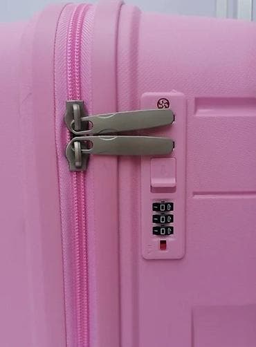 Travel suitcases and bags: Tvrdi kofer na točkiće – ružičasti - Materijal: čvrsta ABS/plastika at lalafo.rs — 8 Travel suitcases and bags: Tvrdi kofer na točkiće – ružičasti - Materijal: čvrsta ABS/plastika — 8