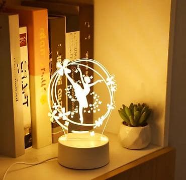 LED noćna lampa – balerina (akrilni 3D motiv) - Dekorativna sto(D)na na lalafo.rs LED noćna lampa – balerina (akrilni 3D motiv) - Dekorativna sto(D)na