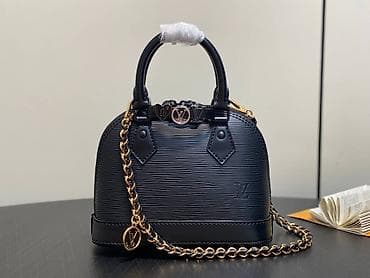Louis Vuitton Alma BB, crna mini torba od Epi kože. - Materijal na lalafo.rs — 1 Louis Vuitton Alma BB, crna mini torba od Epi kože. - Materijal — 1