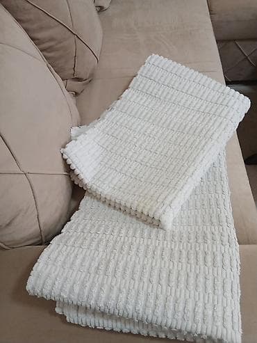 Pamučni tepisi/bath mat set – bela boja - Materijal: mekani pamuk sa na lalafo.rs — 1 Pamučni tepisi/bath mat set – bela boja - Materijal: mekani pamuk sa — 1