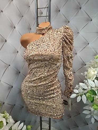 Elegantna mini haljina sa šljokicama - Model: asimetrična haljina sa na lalafo.rs — 2 Elegantna mini haljina sa šljokicama - Model: asimetrična haljina sa — 2