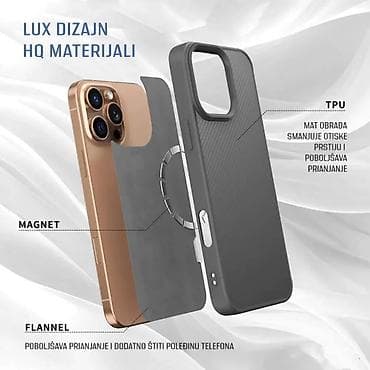 Maska Magsafe Kevlar za iPhone 13 Pro 6.1 braon na lalafo.rs — 2 Maska Magsafe Kevlar za iPhone 13 Pro 6.1 braon — 2