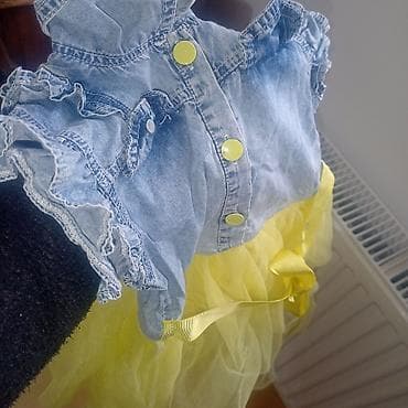 Dečija haljina – teksas i til - Gornji deo: svetli teksas, bez na lalafo.rs — 2 Dečija haljina – teksas i til - Gornji deo: svetli teksas, bez — 2