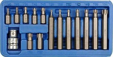 Tools & Equipment: Set Torex ključeva T20-T55, 15 komada, Vorel, Poljska at lalafo.rs — 2 Tools & Equipment: Set Torex ključeva T20-T55, 15 komada, Vorel, Poljska — 2