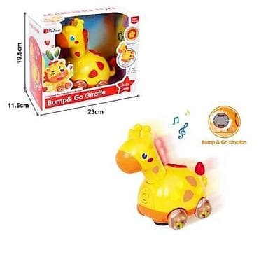 Interaktivna igračka „Bump & Go Giraffe“ – žuta žirafa na na lalafo.rs Interaktivna igračka „Bump & Go Giraffe“ – žuta žirafa na