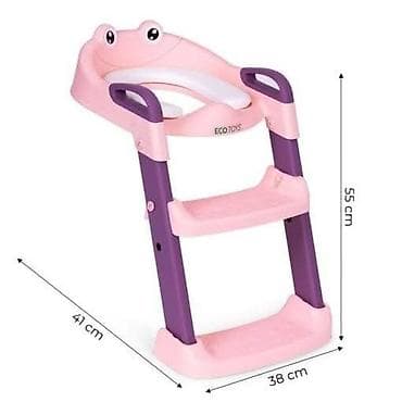 Dečiji adapter za WC šolju sa stepenicama i rukohvatima - Model: ECO na lalafo.rs — 6 Dečiji adapter za WC šolju sa stepenicama i rukohvatima - Model: ECO — 6