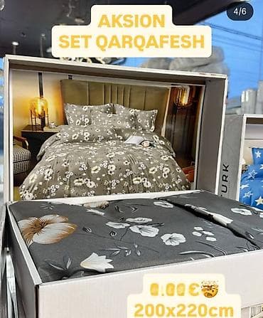 Textile: Set posteljine – dimenzije 200 x 220 cm - Komplet za bračni krevet sa at lalafo.rs — 1 Textile: Set posteljine – dimenzije 200 x 220 cm - Komplet za bračni krevet sa — 1