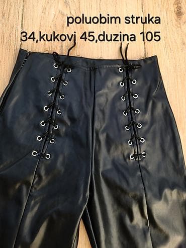 pantalone butiku ali: Pantalone eko koza M vel, nemaju oštećenja na lalafo.rs — 3 pantalone butiku ali: Pantalone eko koza M vel, nemaju oštećenja — 3