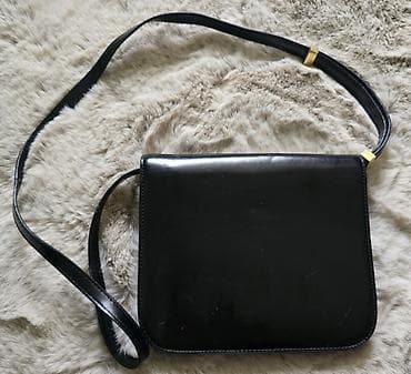 Celine medium Classic Box leather shoulder bag. Celine vintage crna at lalafo.rs — 5 Celine medium Classic Box leather shoulder bag. Celine vintage crna — 5