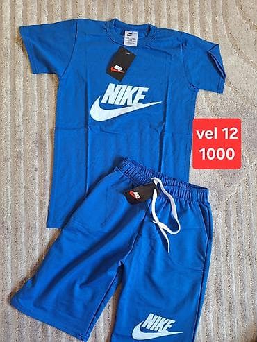 Dečiji komplet Nike – majica kratkih rukava i sorc - Boje: plava i na lalafo.rs — 3 Dečiji komplet Nike – majica kratkih rukava i sorc - Boje: plava i — 3