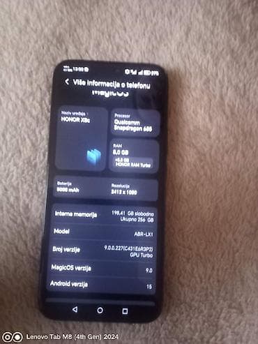 HONOR X8c – pametni telefon Glavne specifikacije (prema prikazu u na lalafo.rs — 1 HONOR X8c – pametni telefon Glavne specifikacije (prema prikazu u — 1