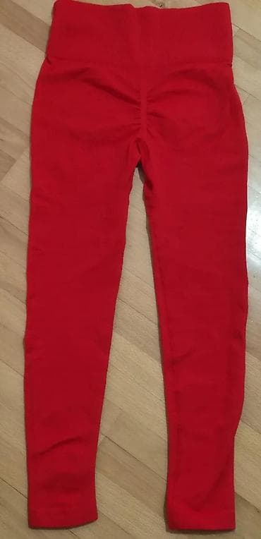 Leggings, Bike shorts: Crvene ženske helanke sa visokim strukom. Dizajnirane su za udobnost i at lalafo.rs — 8 Leggings, Bike shorts: Crvene ženske helanke sa visokim strukom. Dizajnirane su za udobnost i — 8
