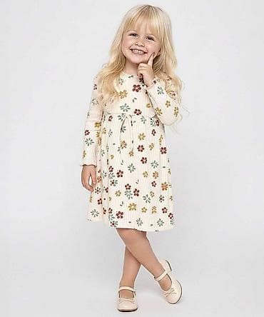 DeÄija haljina sa cvetnim printom - Model: haljina A-kroja do kolena na lalafo.rs DeÄija haljina sa cvetnim printom - Model: haljina A-kroja do kolena