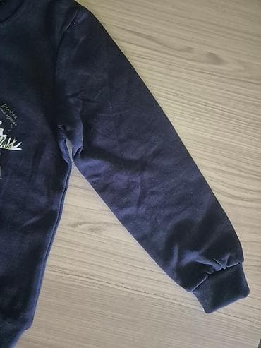 Tamno plavi duks marke TopMinu, veličine 110/116, sa štampanim na lalafo.rs — 3 Tamno plavi duks marke TopMinu, veličine 110/116, sa štampanim — 3