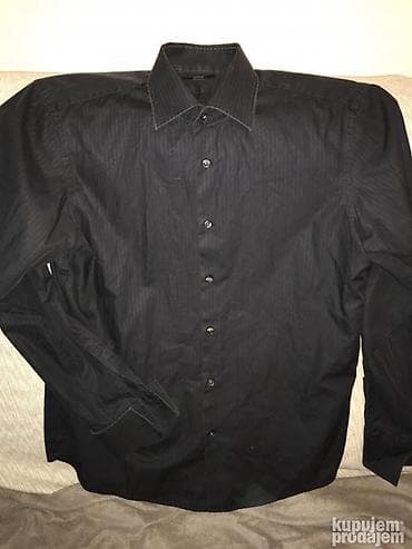Original Hugo Boss kosulja 42/43 100% cotton Crna je u ramenima 49cm na lalafo.rs — 3 Original Hugo Boss kosulja 42/43 100% cotton Crna je u ramenima 49cm — 3