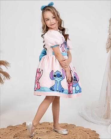 Frozen,Stitch haljinice u kompletu sa mašnom za kosu 🎀6300din na lalafo.rs — 4 Frozen,Stitch haljinice u kompletu sa mašnom za kosu 🎀6300din — 4