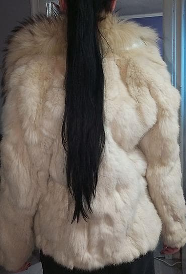 Ženska bunda od prave krzna, zec kragna rakun veličina L u svetloj na lalafo.rs — 4 Ženska bunda od prave krzna, zec kragna rakun veličina L u svetloj — 4